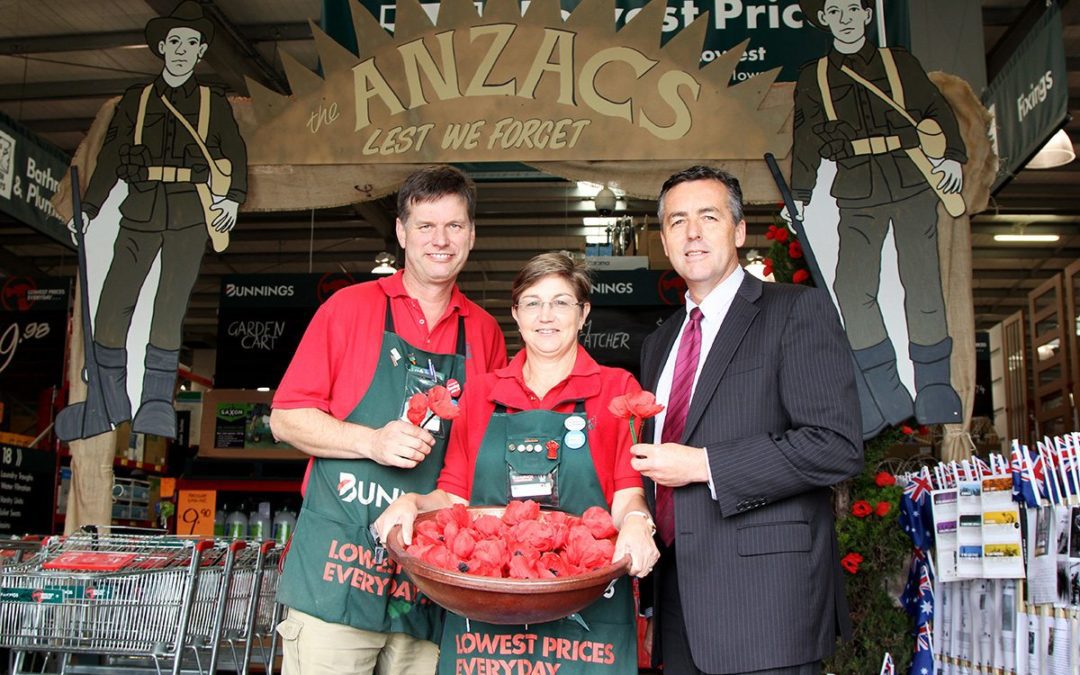 BUNNINGS SALE ENCOURAGES DONATIONS TO POPPY APPEAL AHEAD OF ANZAC DAY