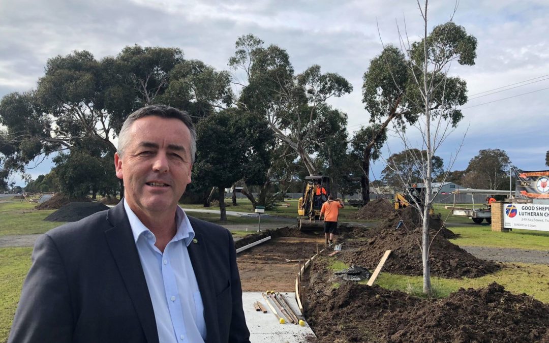 WORK ON TRARALGON-MORWELL PATHWAY REACHES KAY STREET