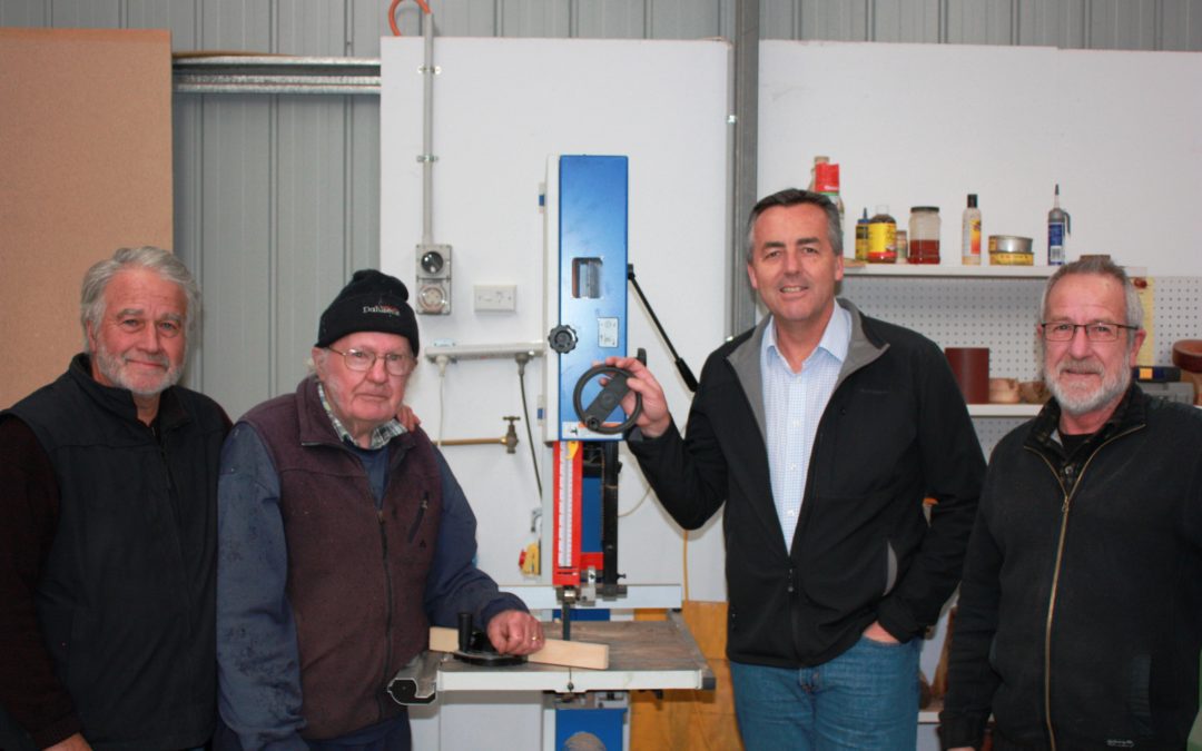 NEW TOOLS FOR TOONGABBIE MEN’S SHED