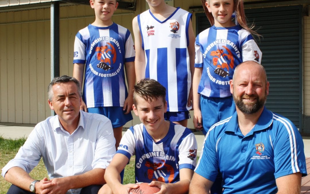 BOOST FOR COMBINED SAINTS JUNIOR FOOTBALLERS