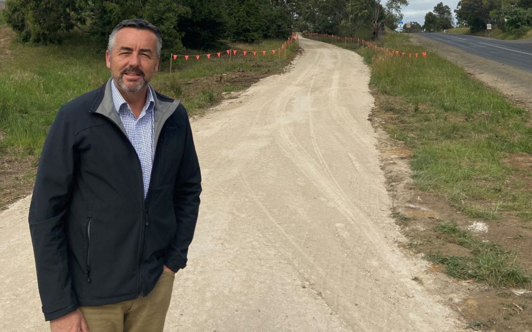 TRARALGON-MORWELL SHARED PATHWAY NEARS COMPLETION